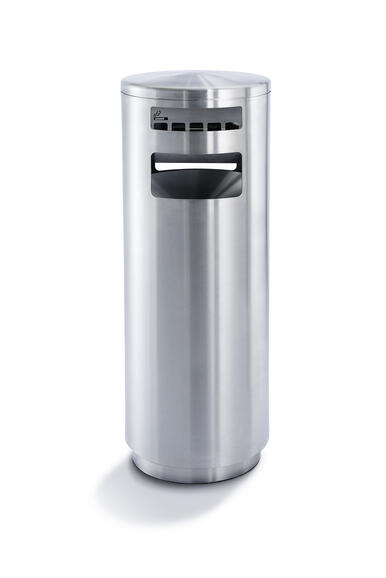 Abfallsammelbehälter für Wand- oder Pfostenmontage